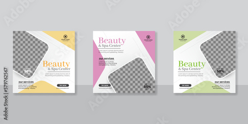 Beauty Spa Social Media Post Design