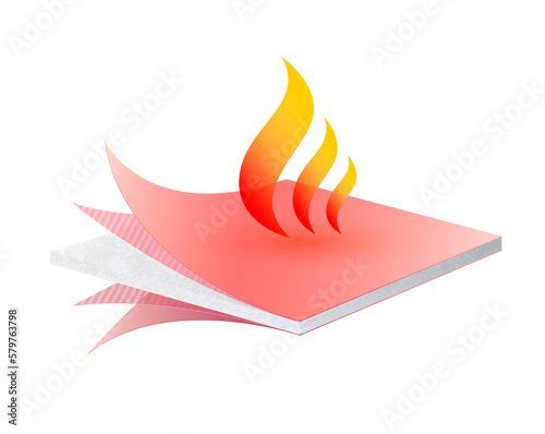 Photography Fireproof gypsum board close up