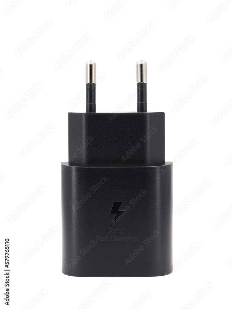 Smartphone adapter isolated on white background Smartphone adapter isolated on white background