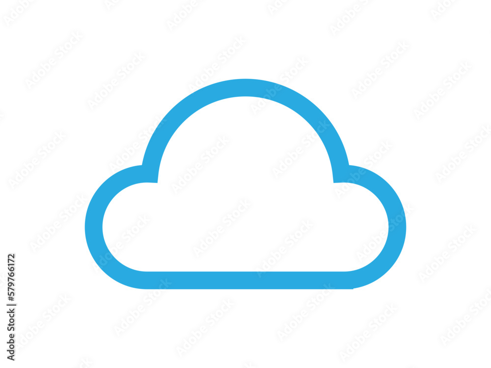 Cloud computing logo design vector Cloud computing logo design vector