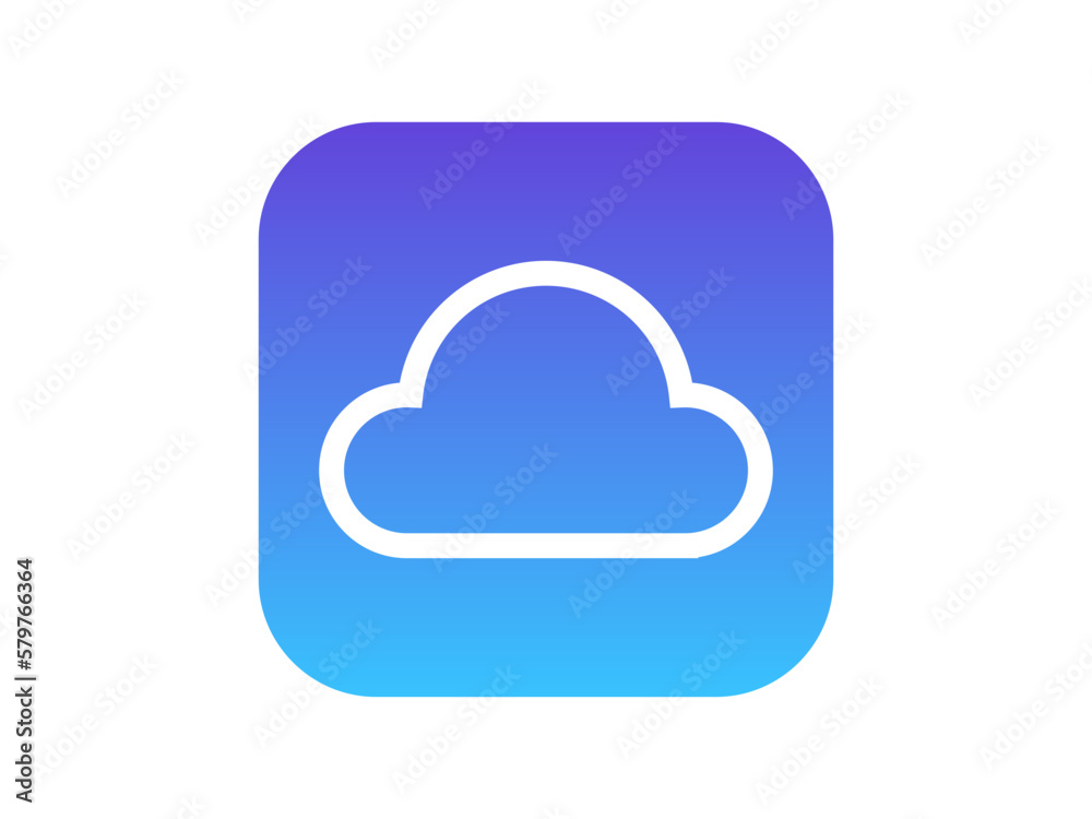 Cloud computing logo design vector Cloud computing logo design vector