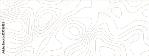 Topographic map background geographic line map with elevation assignments. Modern design with White background with topographic wavy pattern design paper texture Imitation of a geographical map shades