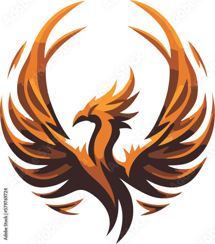 fenix illustration, simple logo of fenix