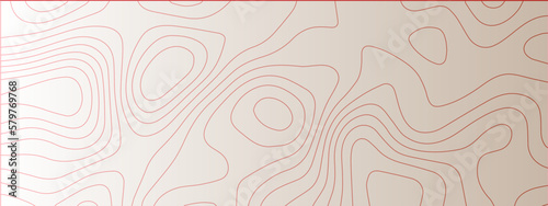 Topographic map background geographic line map with elevation assignments. Modern design with White background with topographic wavy pattern design paper texture Imitation of a geographical map shades