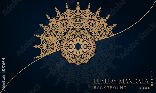 Creative and Simple Premium Mandala Background Design Template