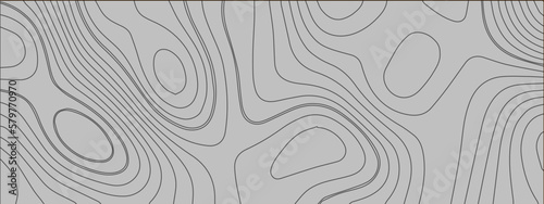 Topographic map background geographic line map with elevation assignments. Modern design with White background with topographic wavy pattern design paper texture Imitation of a geographical map shades