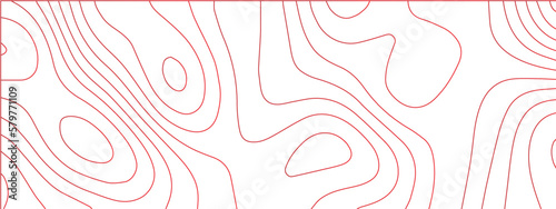 Topographic map background geographic line map with elevation assignments. Modern design with White background with topographic wavy pattern design paper texture Imitation of a geographical map shades