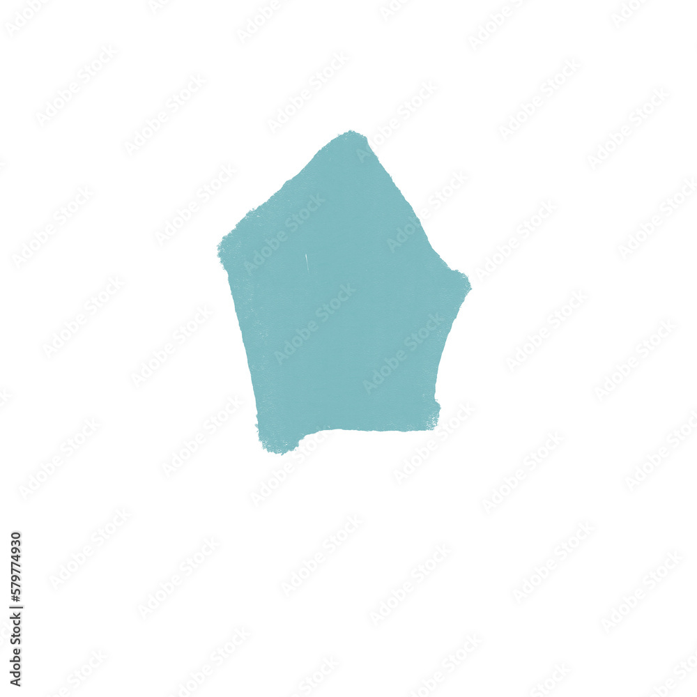 graphic shiny hand draw isolated element blue hexagon graphic shiny hand draw isolated element blue hexagon