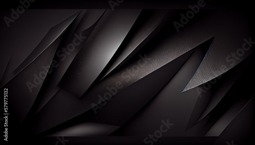 black_gradient_sharp_abstract_background Ai generated image