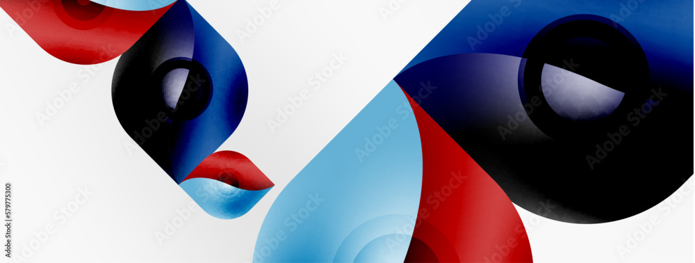Vector abstract geometric background. Techno flower petals concept. Wallpaper or texture design, bright poster, banner, flyer Vector abstract geometric background. Techno flower petals concept. Wallpaper or texture design, bright poster, banner, flyer