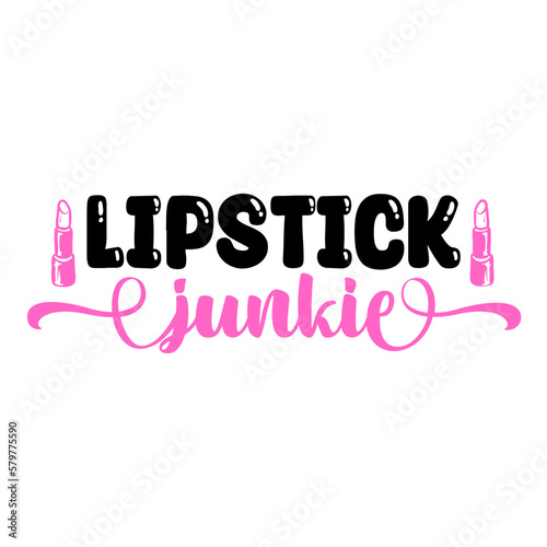 Lipstick junkie svg
