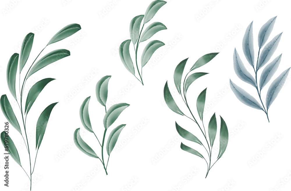 green leaves background