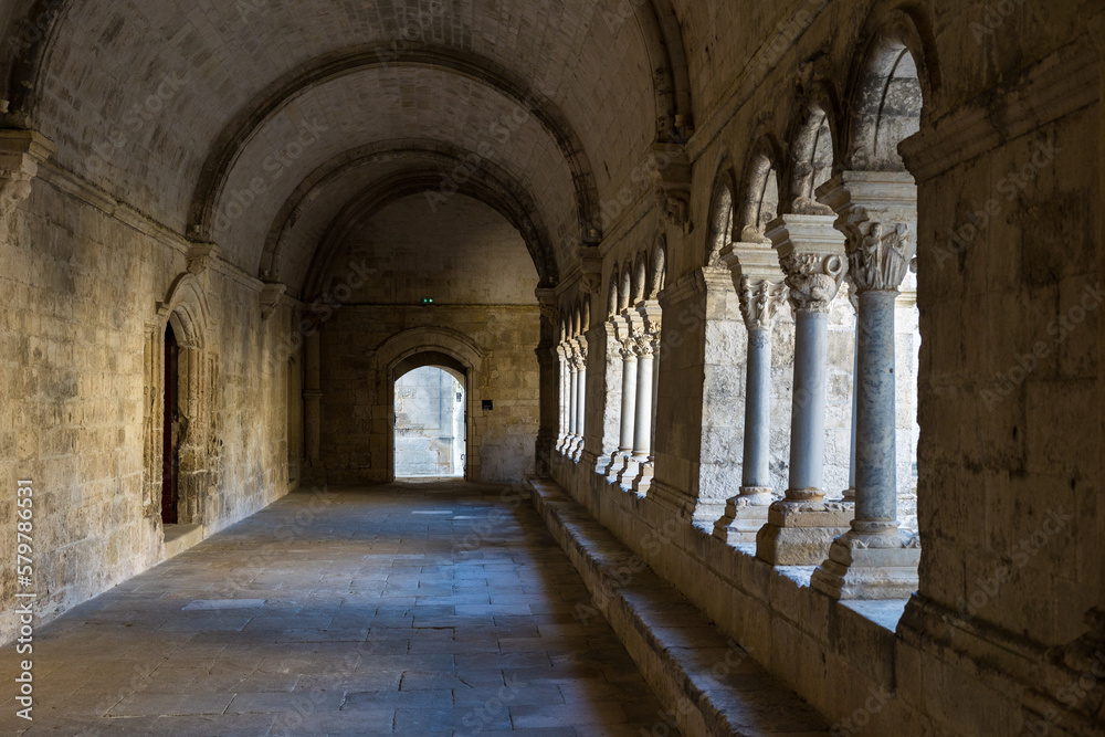 Cloître de l'Abbaye de Montmajour, près d'Arles