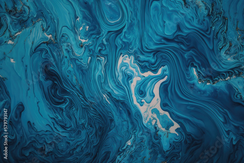 Marbling. Marble texture. Paint splash. Colorful fluid. Abstract colored background. Highly-textured oil paint.Generative AI