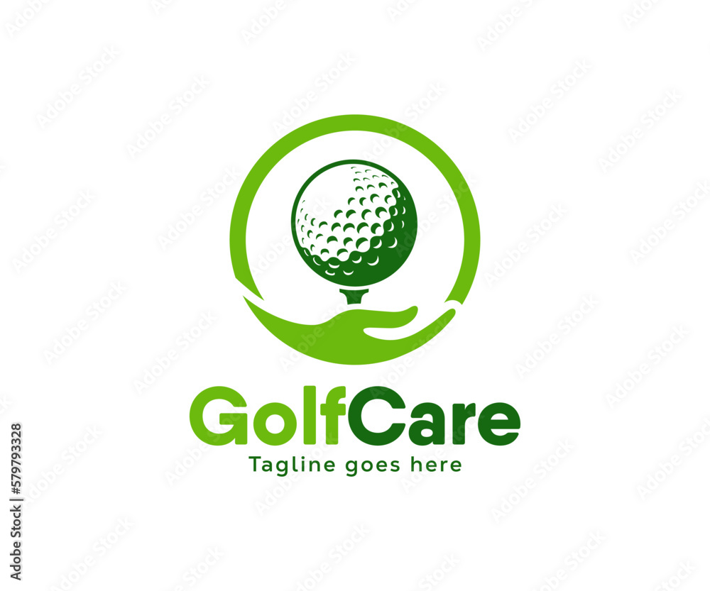 Fotografie Golf Logo Design. Golf Care Logo Design Template.