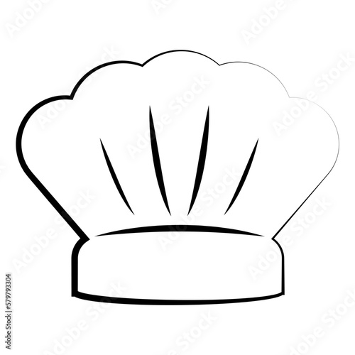 hat chef icon illustration vector