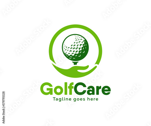 Golf Logo Design. Golf Care Logo Design Template.