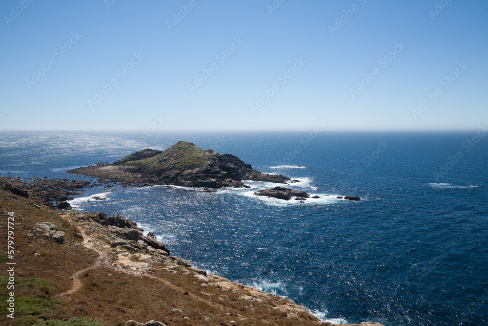 Cape Tourinan shoreline landscape, Galicia, Spain