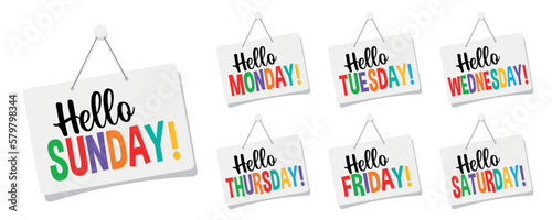 Hello... all days of the week