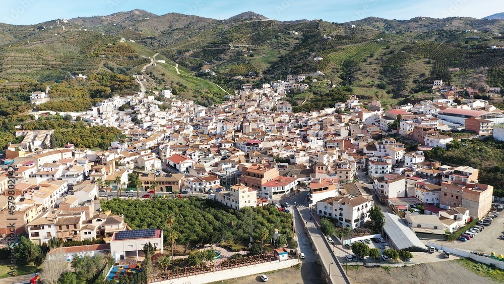 Fototapeta premium Benamargosa , localidad perteneciente a la comarca de la Axarquía ( Málaga )