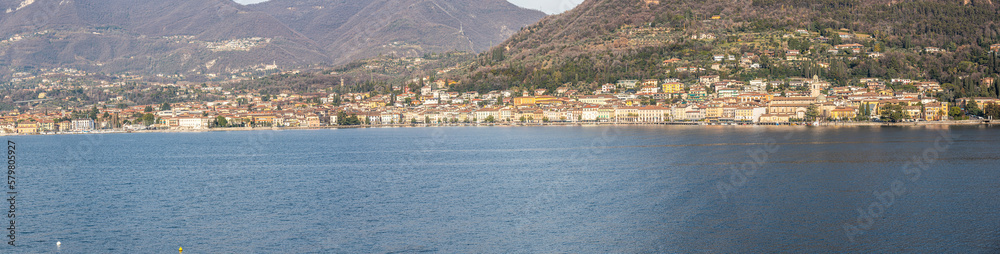 Extra wide view of Salò in the Lake Garda