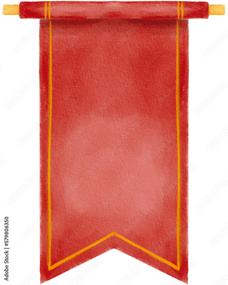 red chinese scroll watercolor png red chinese scroll watercolor png