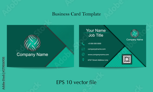 Modern Business Card - Creative and Clean Business Card Template. Luxury and elegant business card. Vector illustration print template.