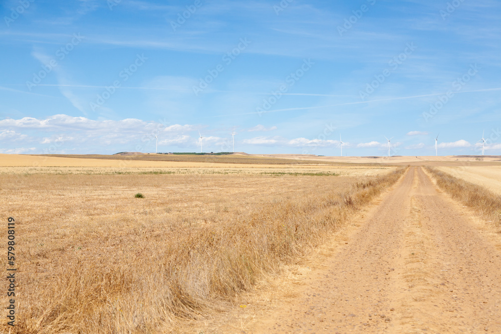 Castile and Leon region rural landscape, Spain Castile and Leon region rural landscape, Spain
