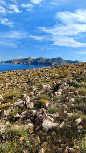 hiking by the sea mountain