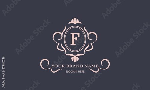 A real brand is a beautiful letter F logo. Suitable for a wide range of luxury businesses, such as restaurants, cafes, hotels, industrial, fashion, jewelry.