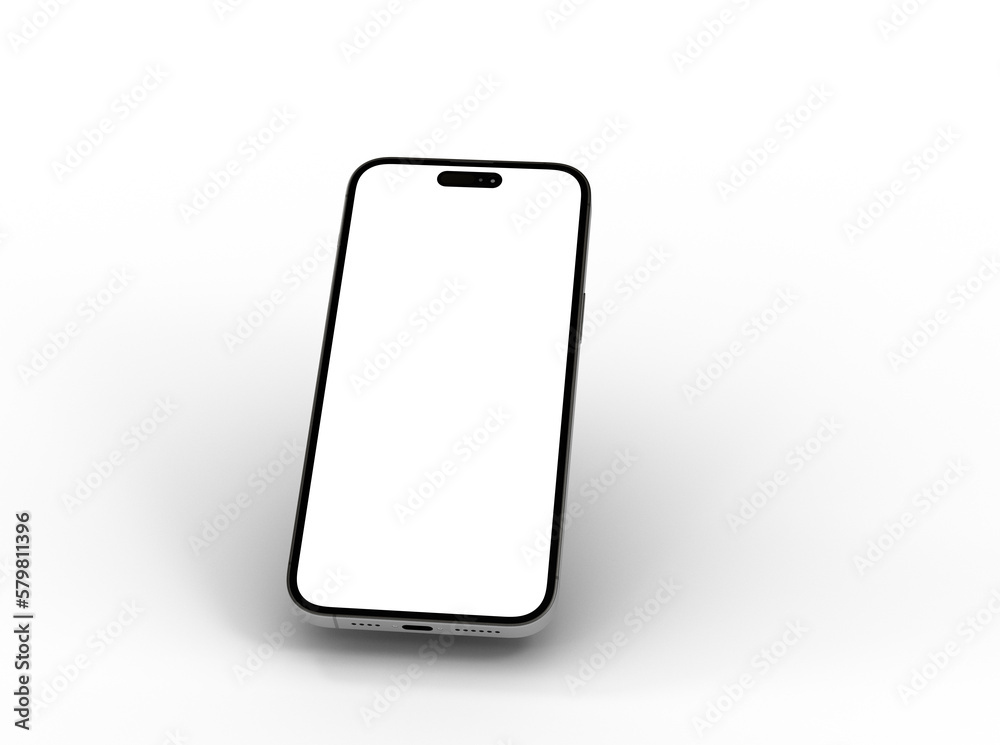 Smartphone frame less blank screen. Mockup generic device. Smartphone frame less blank screen. Mockup generic device.