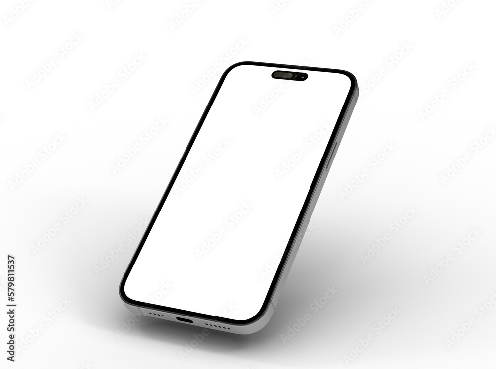 Smartphone frame less blank screen. Mockup generic device. Smartphone frame less blank screen. Mockup generic device.