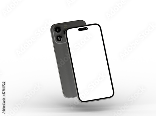 mobile smartphone device digital isolated 3d