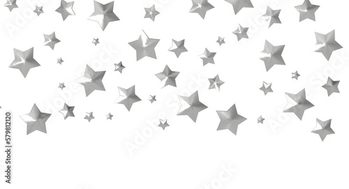 XMAS stars. Confetti celebration  Falling golden abstract decoration for party  birthday celebrate 