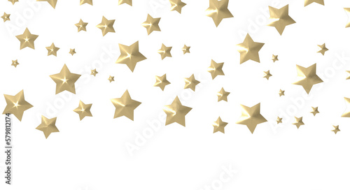 XMAS Stars - stars. Confetti celebration  Falling golden abstract decoration for party  birthday celebrate 