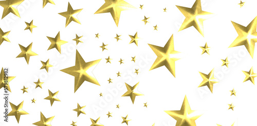 XMAS Stars - Festive christmas card. Isolated illustration white background. -