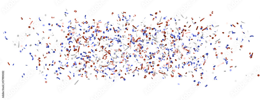 Confetti - White banner with colorful Confetti. Confetti - White banner with colorful Confetti.