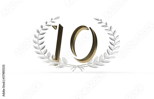 Lauriers 10  years png