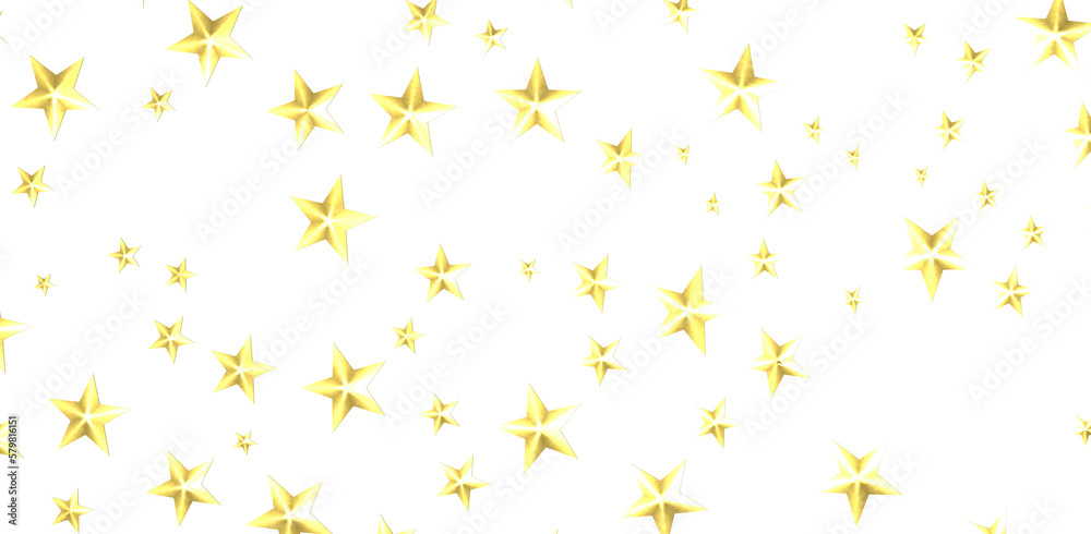 Obraz premium Stars - golden stars -