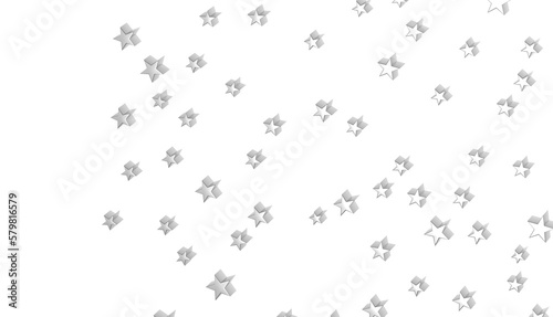 stars. Confetti celebration  Falling silver abstract decoration for party  birthday celebrate 