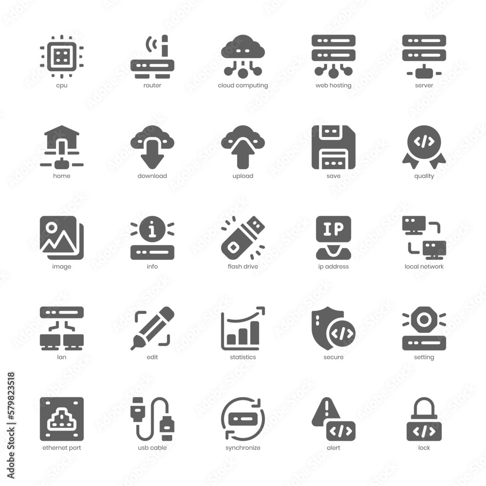 Website Hosting icon pack for your website design, logo, app, and user interface. Website Hosting icon glyph design. Vector graphics illustration and editable stroke. Website Hosting icon pack for your website design, logo, app, and user interface. Website Hosting icon glyph design. Vector graphics illustration and editable stroke.