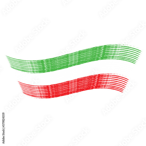 Italy Flag Designed BY OverView 