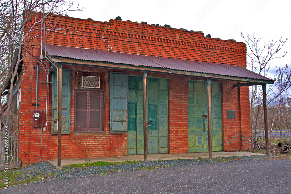 Abandoned Chinese Camp Historic Wells Fargo Bank 
