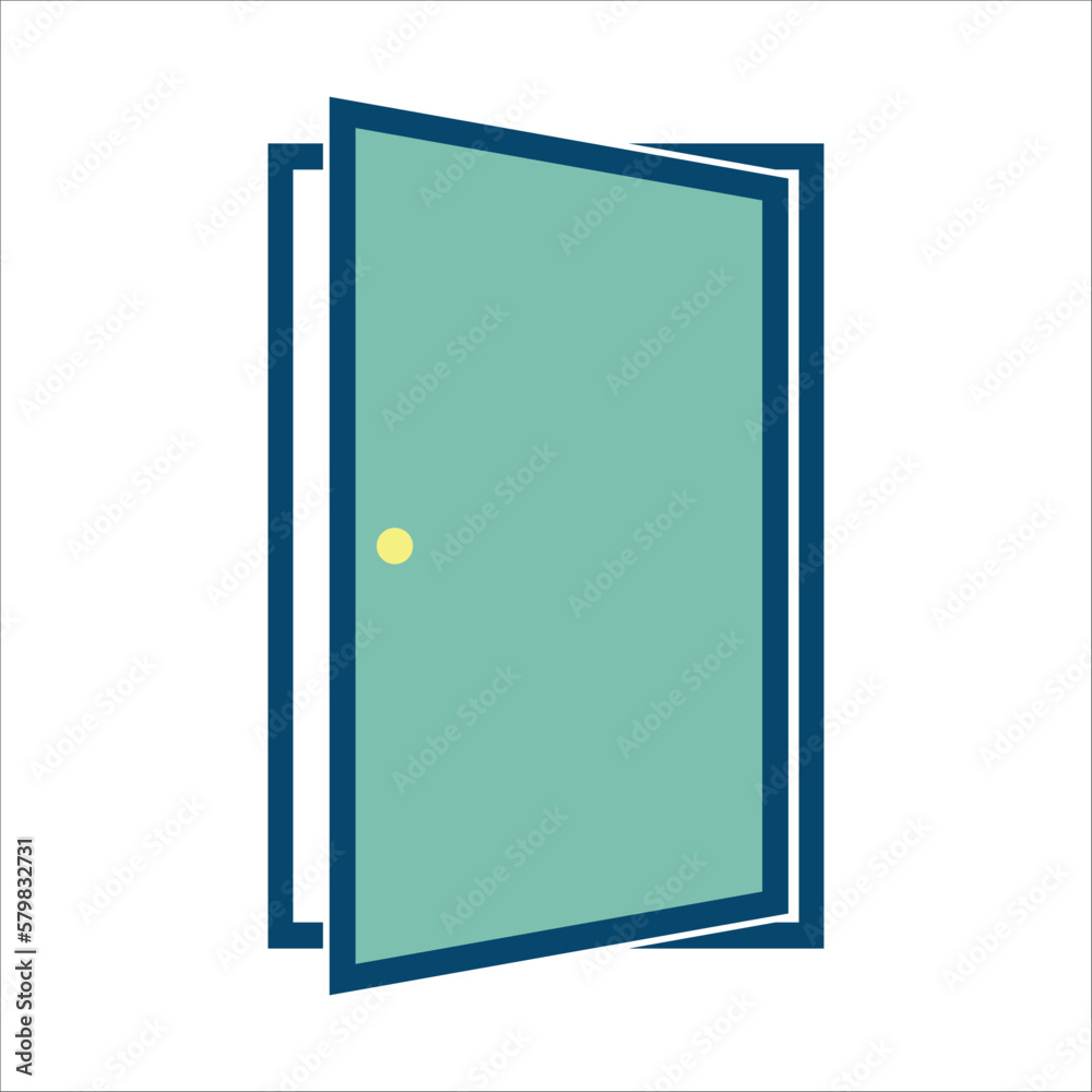 door icon vector design template door icon vector design template