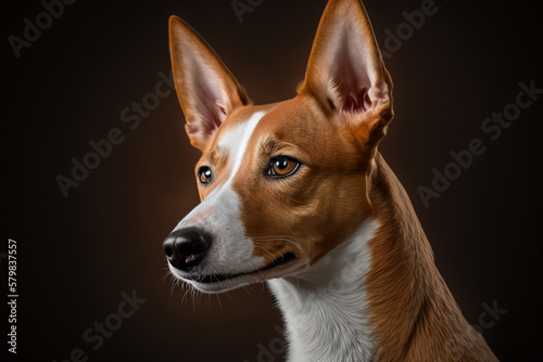 Stunning Studio Photoshoot of a Basenji Dog: Capturing the Beauty and Personality