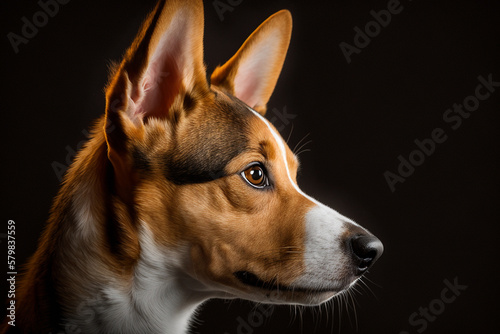 Stunning Studio Photoshoot of a Basenji Dog: Capturing the Beauty and Personality