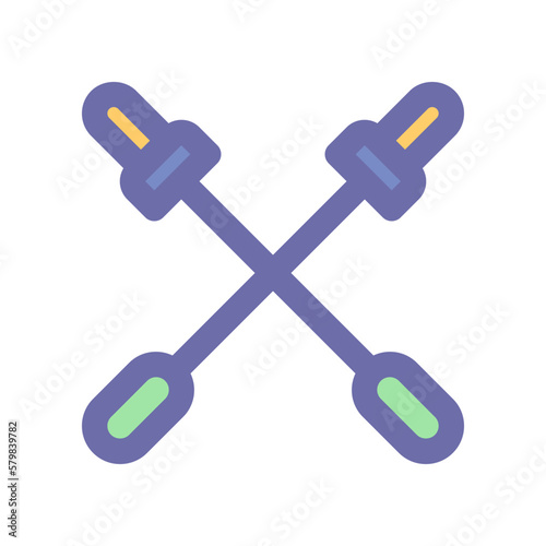 swab test icon for your website design, logo, app, UI. 
