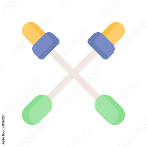 swab test icon for your website design, logo, app, UI. 