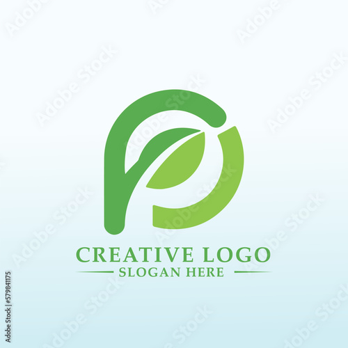 Sells organic produce vector logo design
