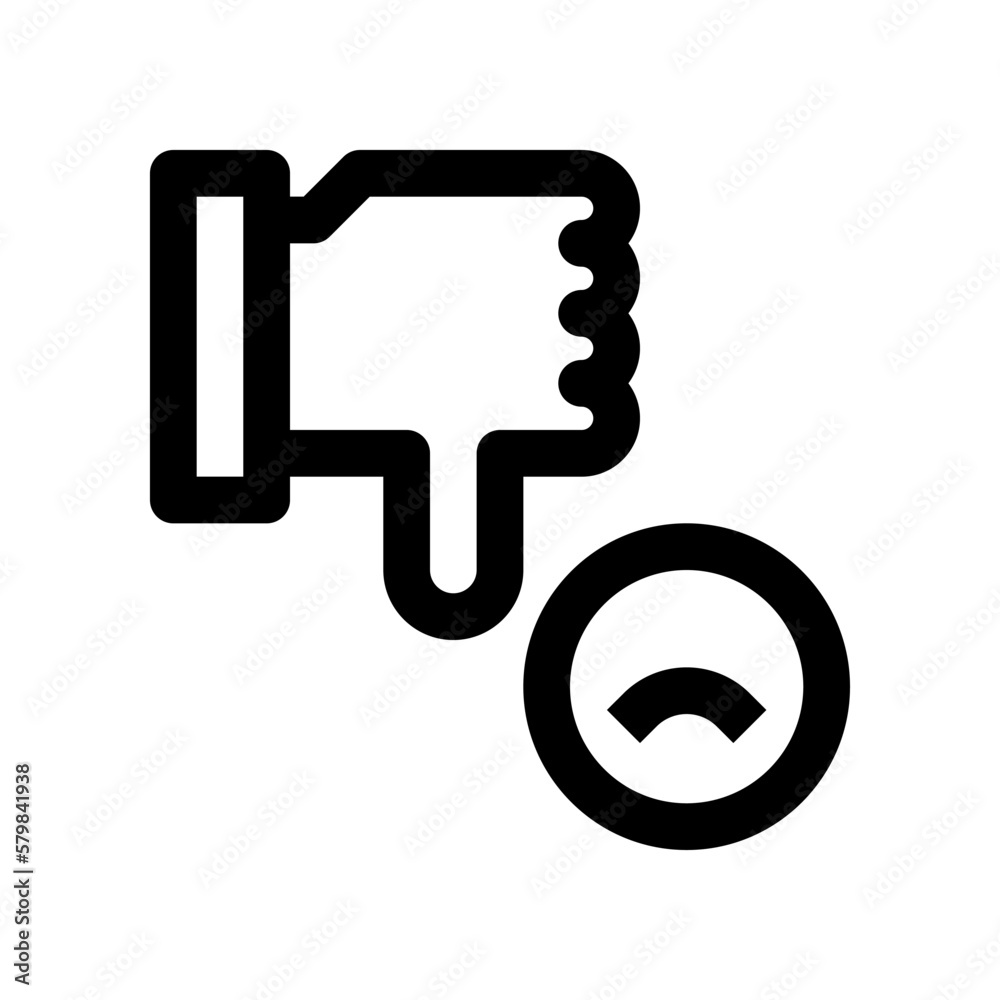 dislike icon for your website, mobile, presentation, and logo design. dislike icon for your website, mobile, presentation, and logo design.